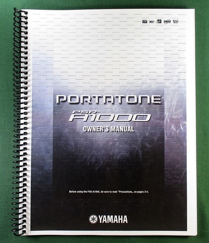 Yamaha psr a1000 instruction - psr-a1000,